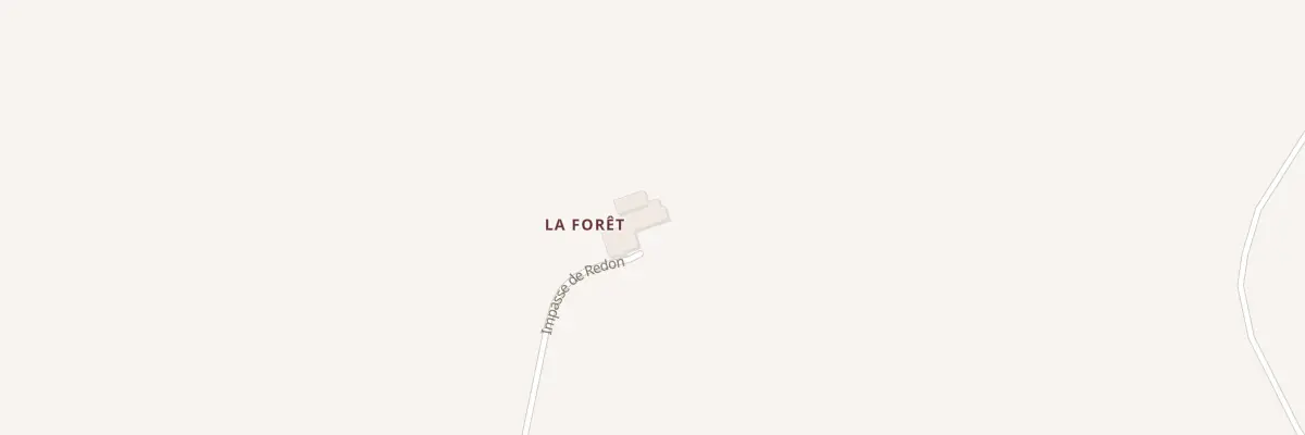Plan du 10 Rte de la Foret à Baigneaux