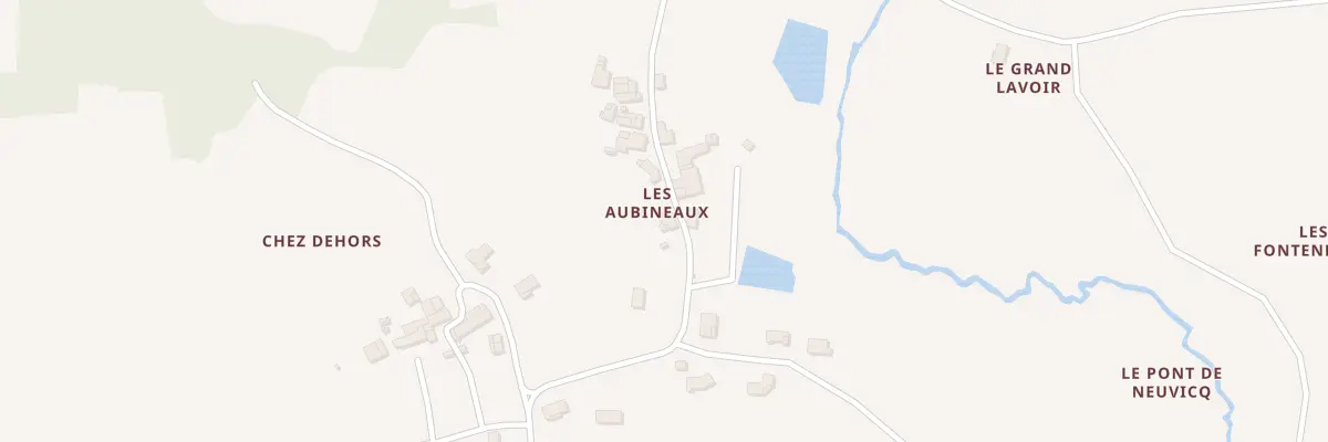 Plan du 3 Les Aubineaux à Neuvicq