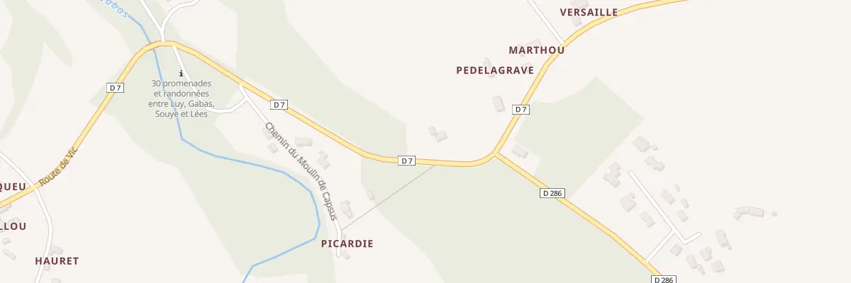 Plan du 41 Rte de Vic à Gabaston