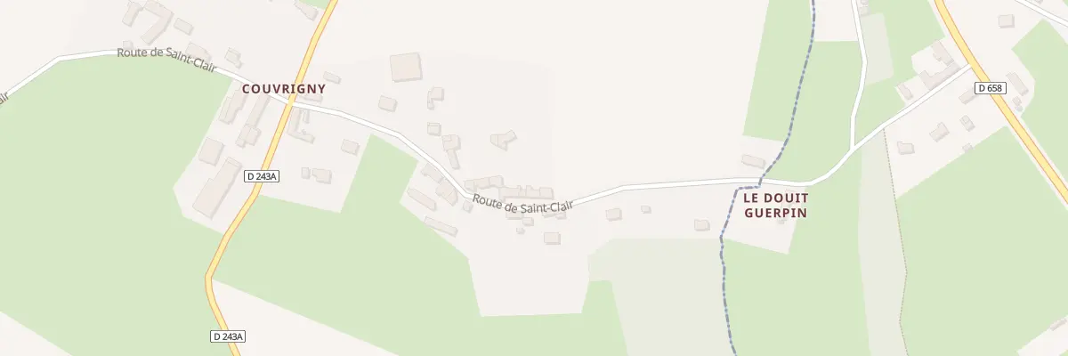 Plan du 29 Rte de Saint-Clair à Saint-Pierre-du-Bû