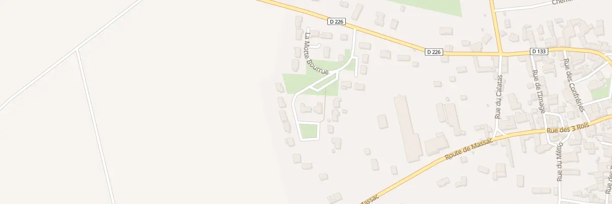 Plan du 19 Rue Lot de la Motte Bourrue à Beauvais-sur-Matha