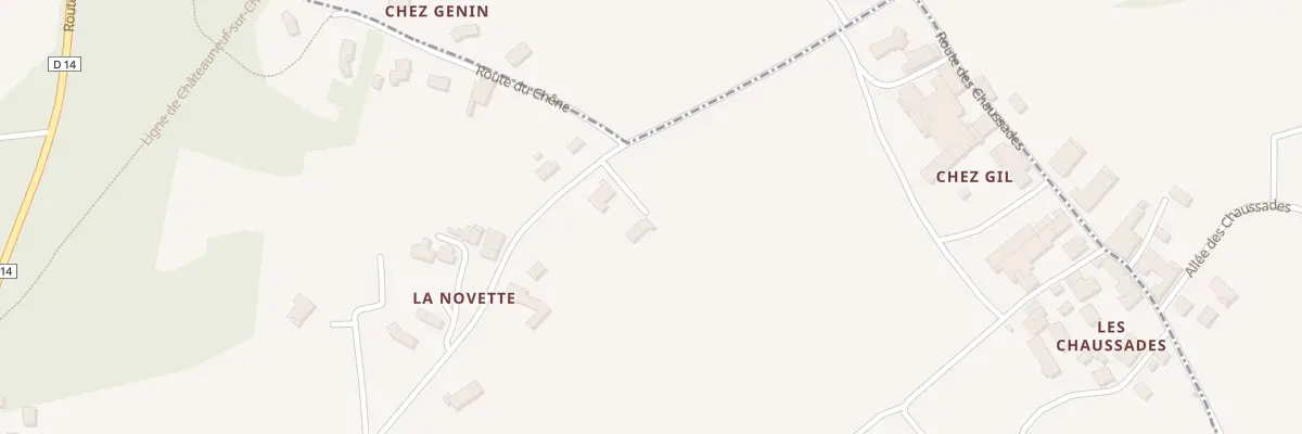 Plan du 5121 La Novette au Tâtre