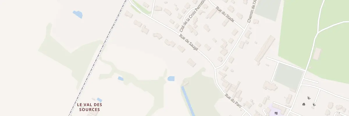 Plan du 27 Rue de Saugé à Exireuil