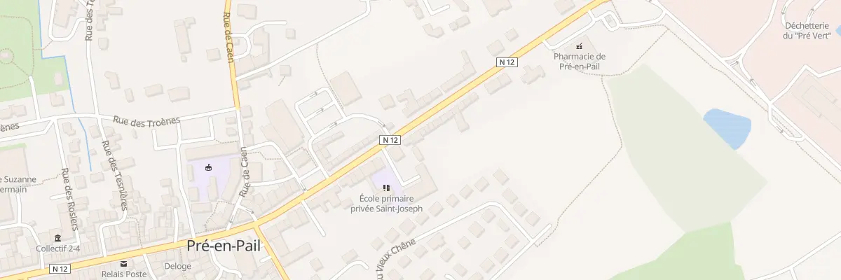 Plan du 19 Rue Aristide Briand à Pré-en-Pail-Saint-Samson