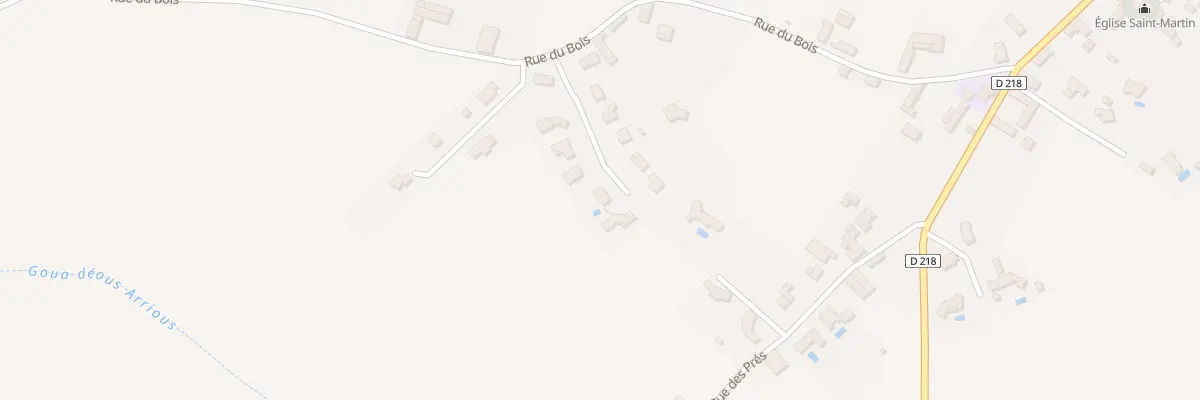 Plan du 8 Rue de la Vallee d’Ousse à Gomer