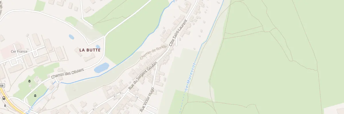 Plan du 42 Rue du Sergent Goubin à Falaise