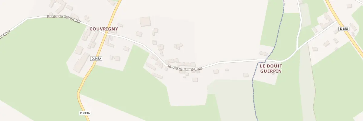 Plan du 25 Rte de Saint-Clair à Saint-Pierre-du-Bû