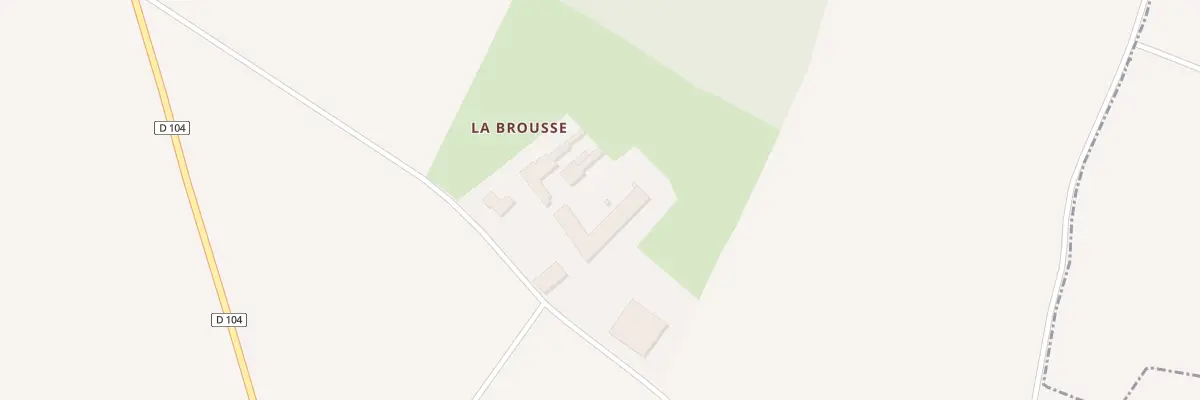 Plan du 5038 La Brousse à Asnières-en-Poitou