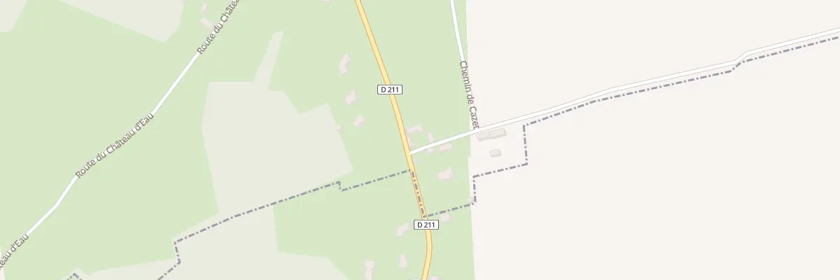 Plan du 82 Che de Cazet à Lussagnet-Lusson