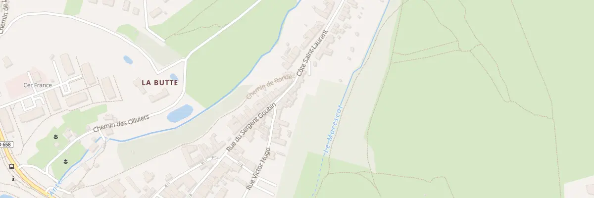 Plan du 38 Rue du Sergent Goubin à Falaise
