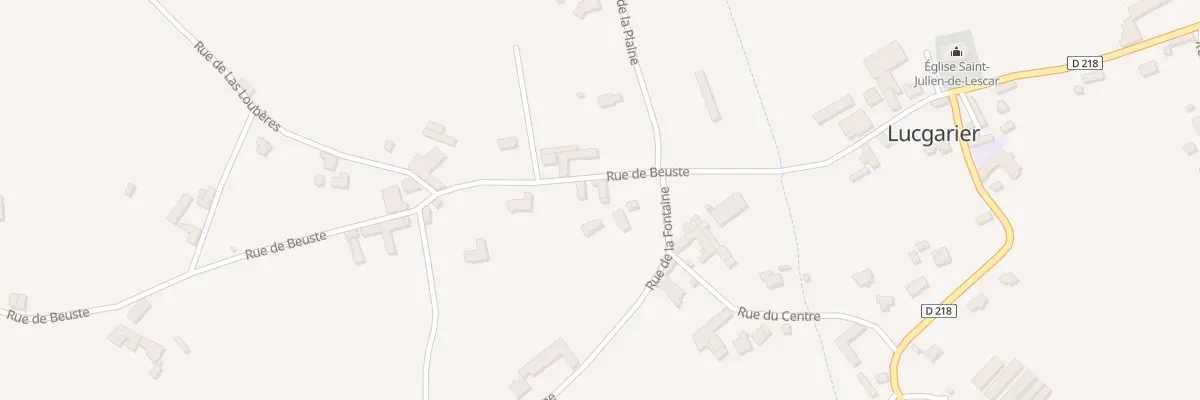 Plan du 5 Rue de Beuste à Lucgarier