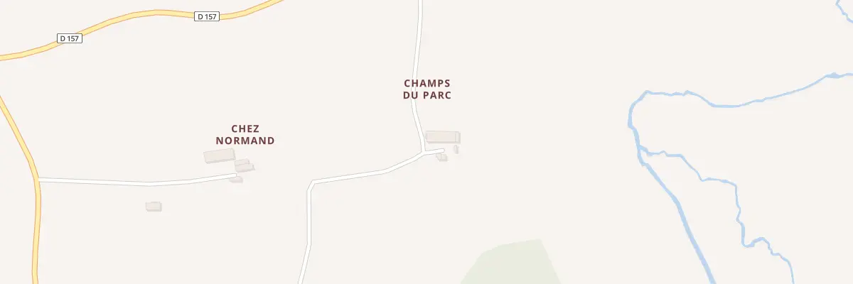 Plan du 2 Champs du Parc à Neuvicq