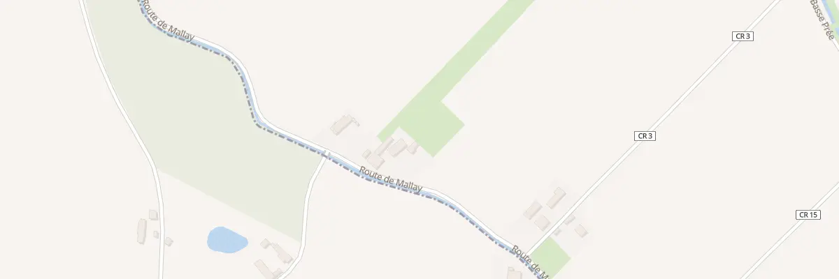 Plan du 12 Rte de Mallay à Saint-Clément-des-Levées