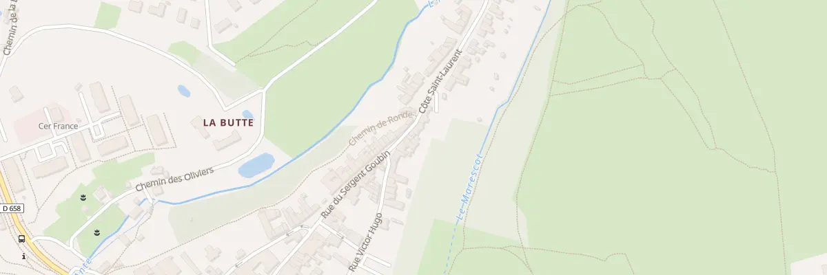 Plan du 40 Rue du Sergent Goubin à Falaise