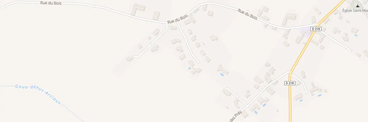 Plan du 6 Rue de la Vallee d’Ousse à Gomer