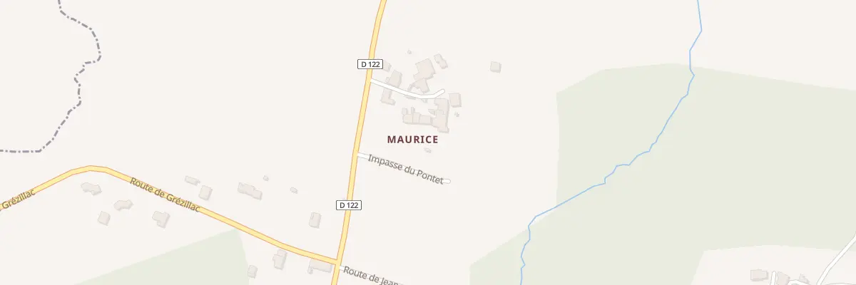 Plan du 6 Maurice à Lugaignac
