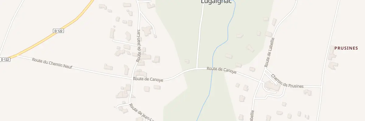 Plan du 141 La Clotte à Lugaignac