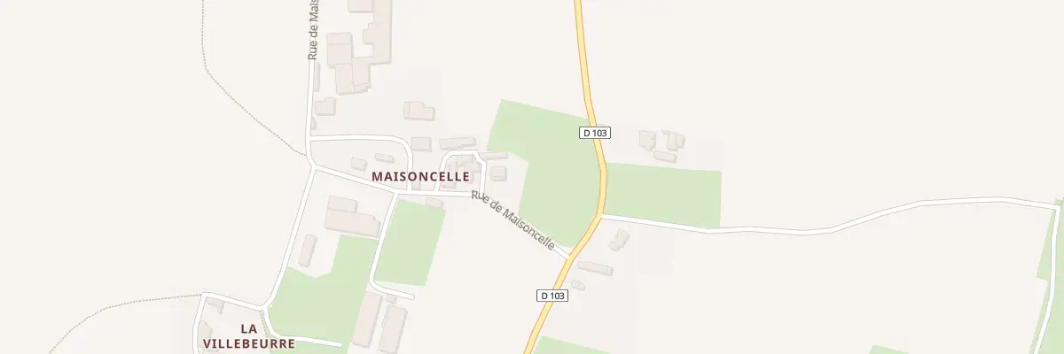 Plan du 5318 Maisoncelle à Prailles-La Couarde