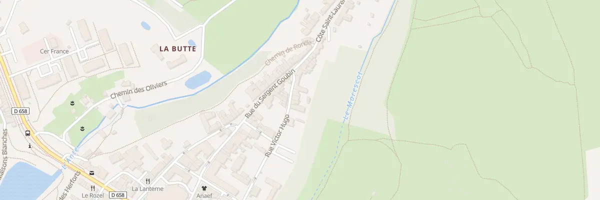 Plan du 28 Rue Victor Hugo à Falaise