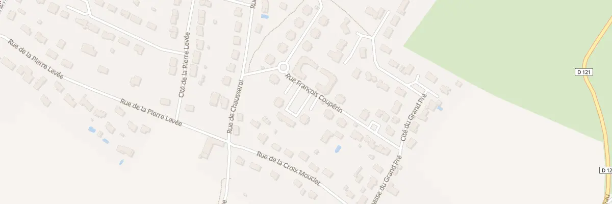 Plan du 7 Rue Francois Couperin à Exireuil