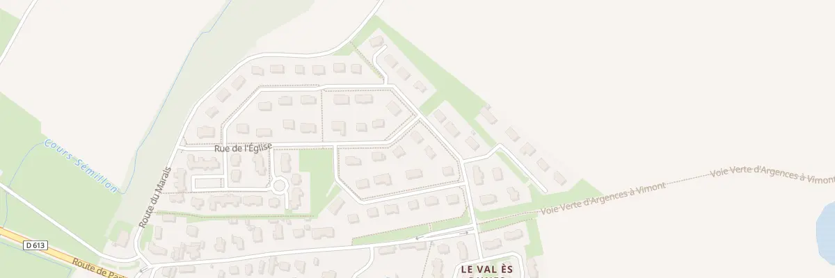 Plan du 8 Rue de l’Église à Vimont