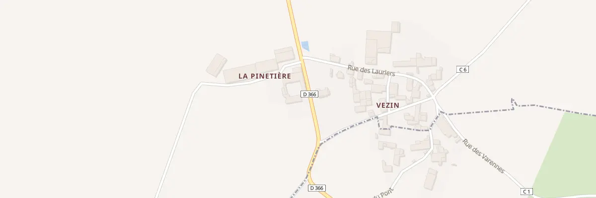 Plan du 4 Rue de la Pinetière à Asnières-en-Poitou