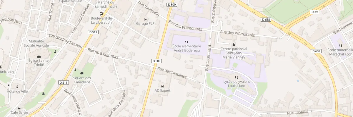 Plan du 19 Rue de l’Abbatiale à Falaise