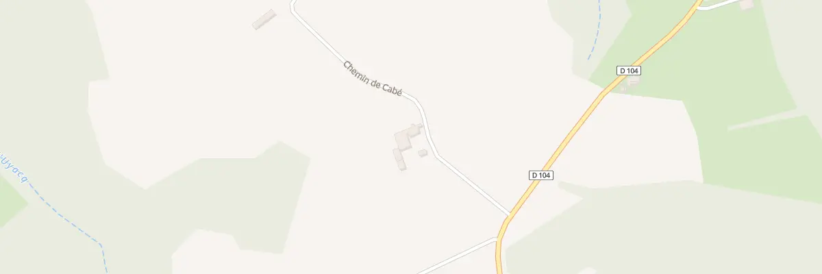 Plan du 3 Che de Cabe à Lalongue