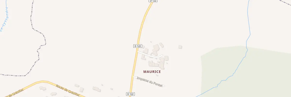Plan du 2 Maurice à Lugaignac