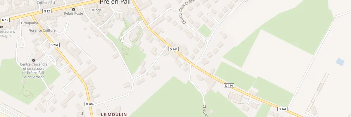 Plan du 7 Rue Ste Anne à Pré-en-Pail-Saint-Samson