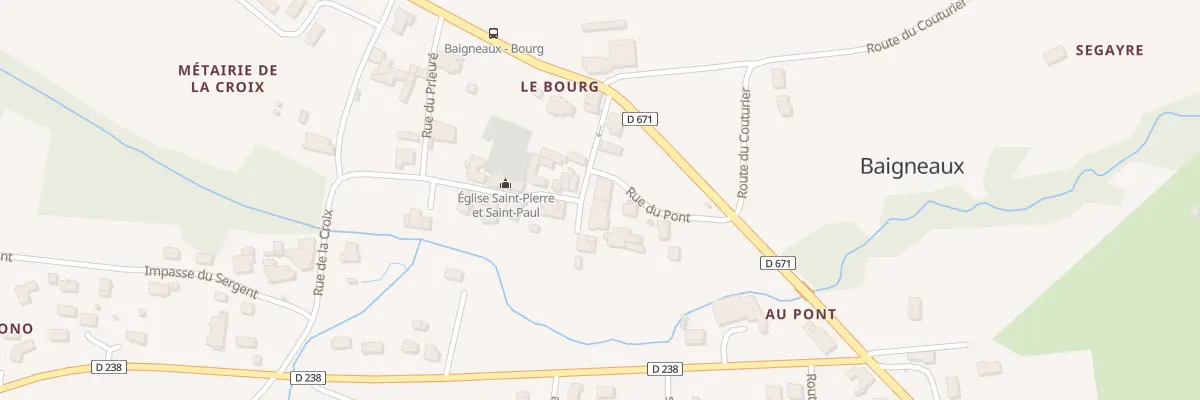 Plan du 8 Rue Yvonne de la Seiglière à Baigneaux