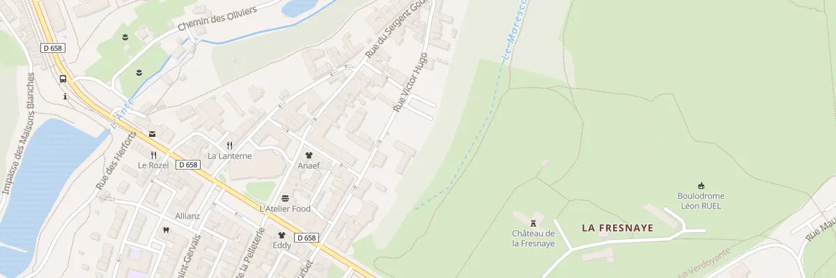 Plan du 22 Rue Victor Hugo à Falaise