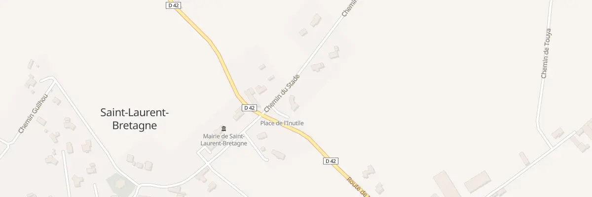Plan du 2 Che du Stade à Saint-Laurent-Bretagne