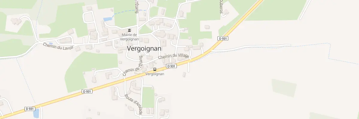Plan du 3 Rte de Nogaro à Vergoignan