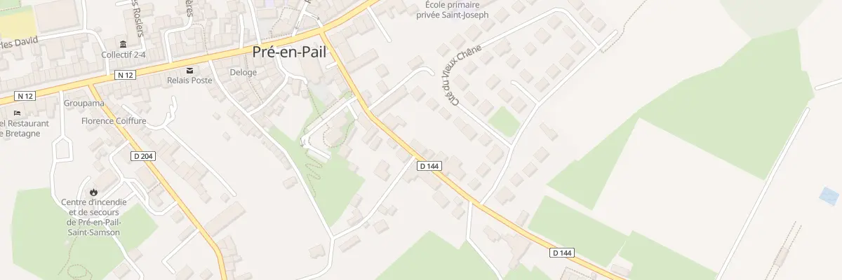 Plan du 6 Rue Ste Anne à Pré-en-Pail-Saint-Samson