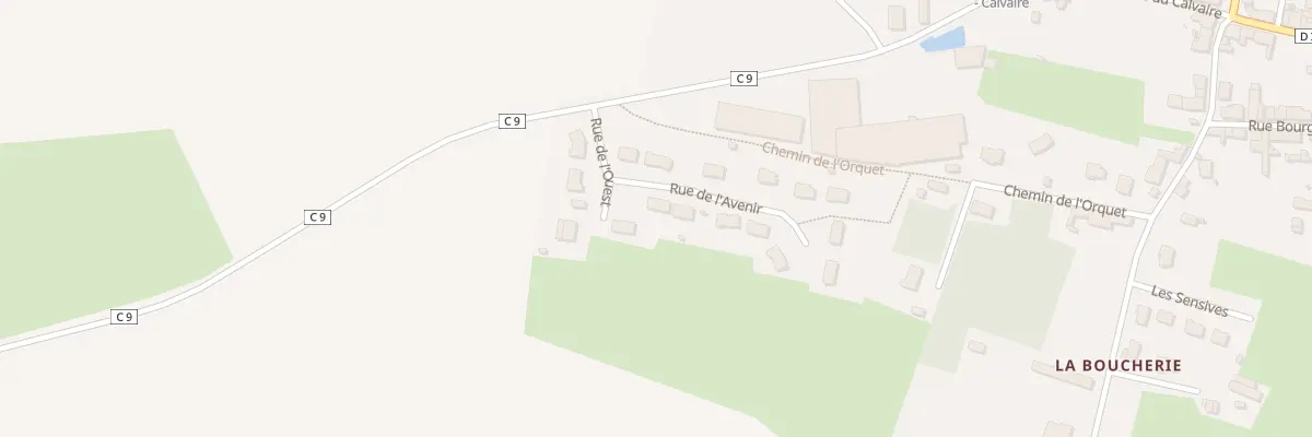 Plan du 2 Rue de L Avenir à Joué-en-Charnie
