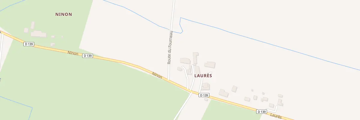 Plan du 2 Laurès à Gornac