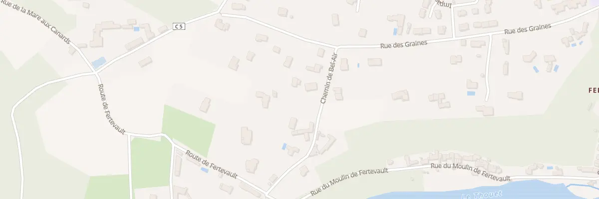 Plan du 11 Che de Bel-Air à Thouars