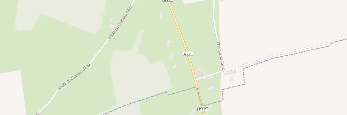 Plan du 90 Rte de Monassut à Lussagnet-Lusson