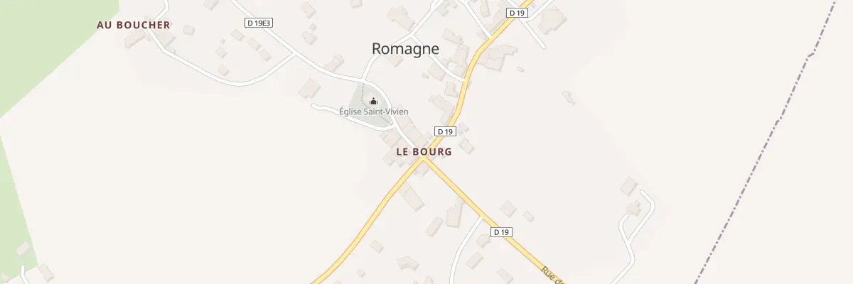Plan du 2 Rue Jacques Longueville à Romagne