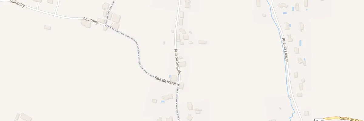 Plan du 296 Rue du Seguès à Saint-Pardon-de-Conques