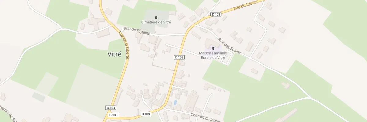 Plan du 14 Rue du Lavoir à Beaussais-Vitré