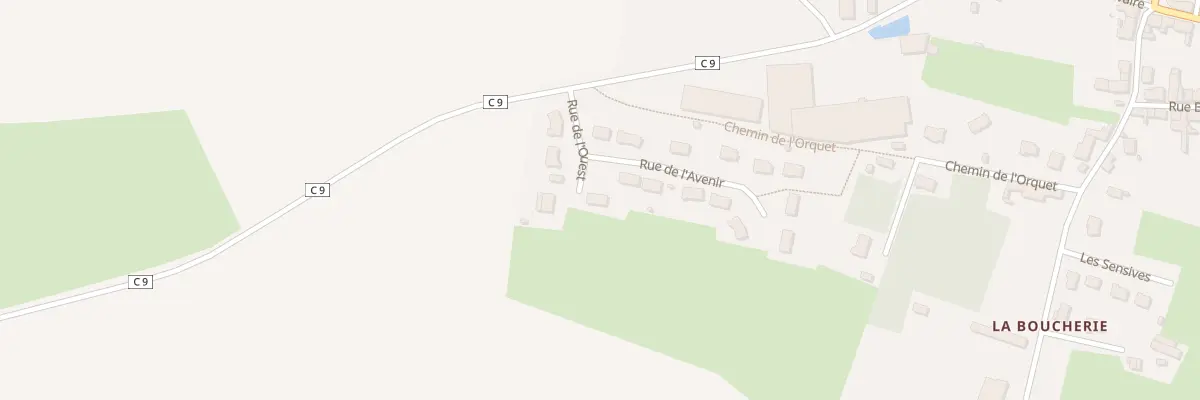 Plan du 1 Rue de L Ouest à Joué-en-Charnie