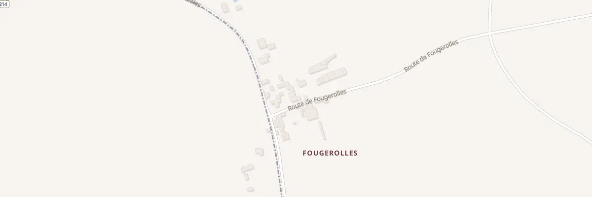 Plan du 6 Rte de Fougerolles à Verrie