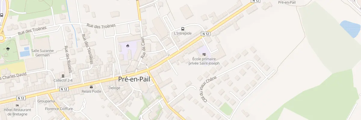 Plan du 43 Rue Aristide Briand à Pré-en-Pail-Saint-Samson