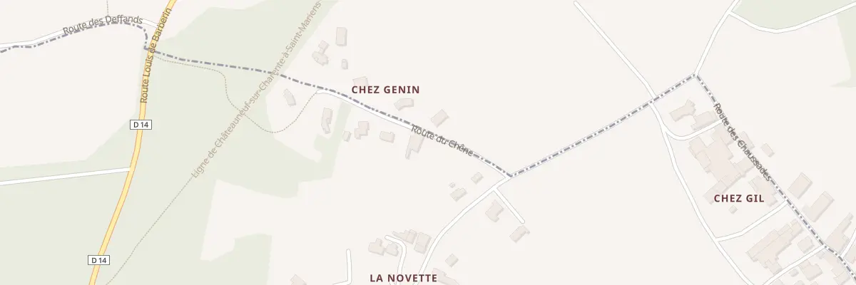 Plan du 5024 La Novette au Tâtre