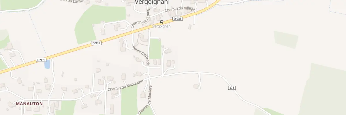 Plan du 5 Rte d’Arblade à Vergoignan