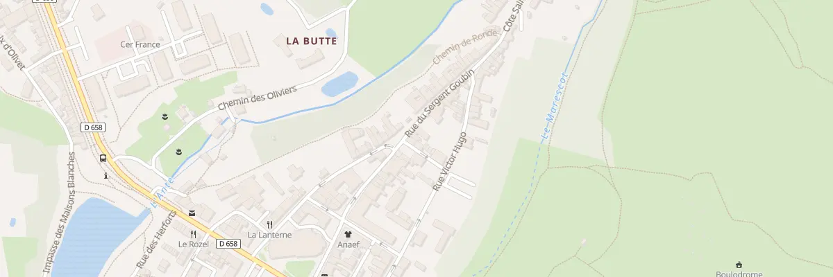 Plan du 6 Rue du Sergent Goubin à Falaise