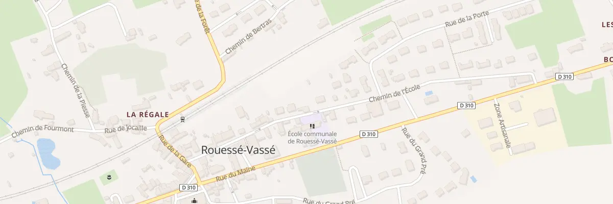 Plan du 27 Che de l’Ecole à Rouessé-Vassé