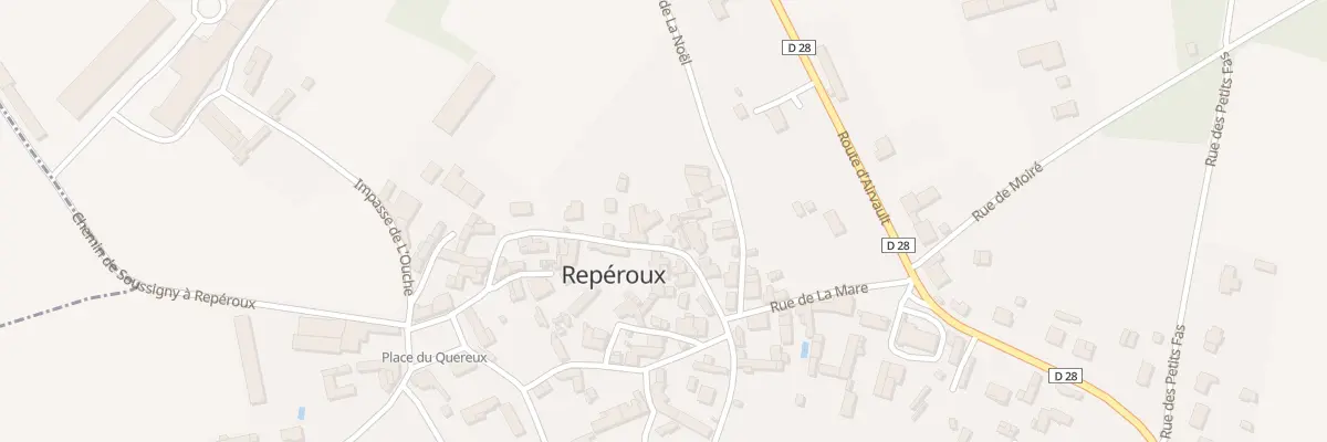 Plan du 6 Grande Rue de Repéroux à Airvault